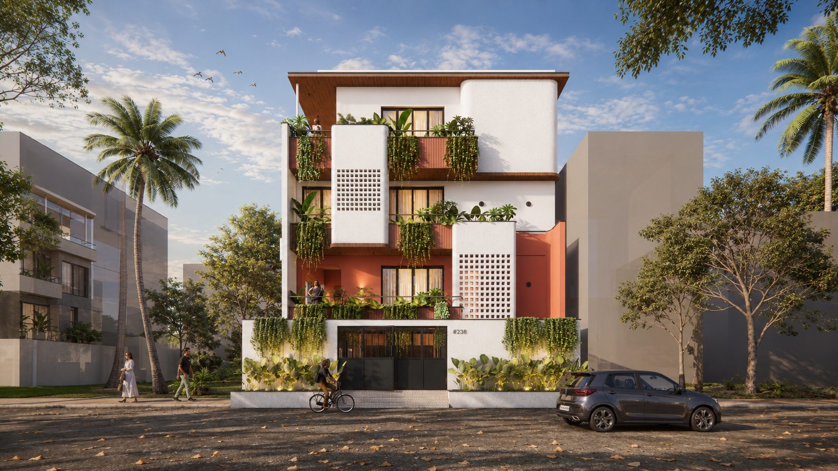 Compact-plot residence designed by Pocket Home in Chennai