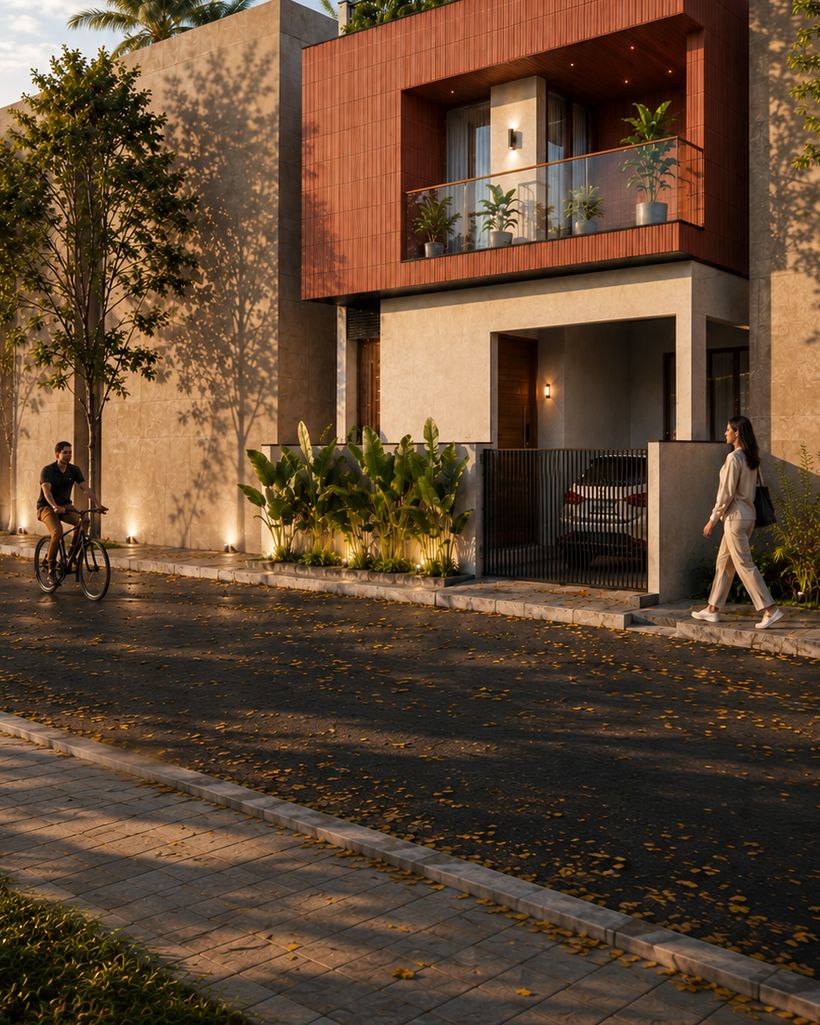 Kiln — 1,096 sqft · 3 BHK Villa · Chennai