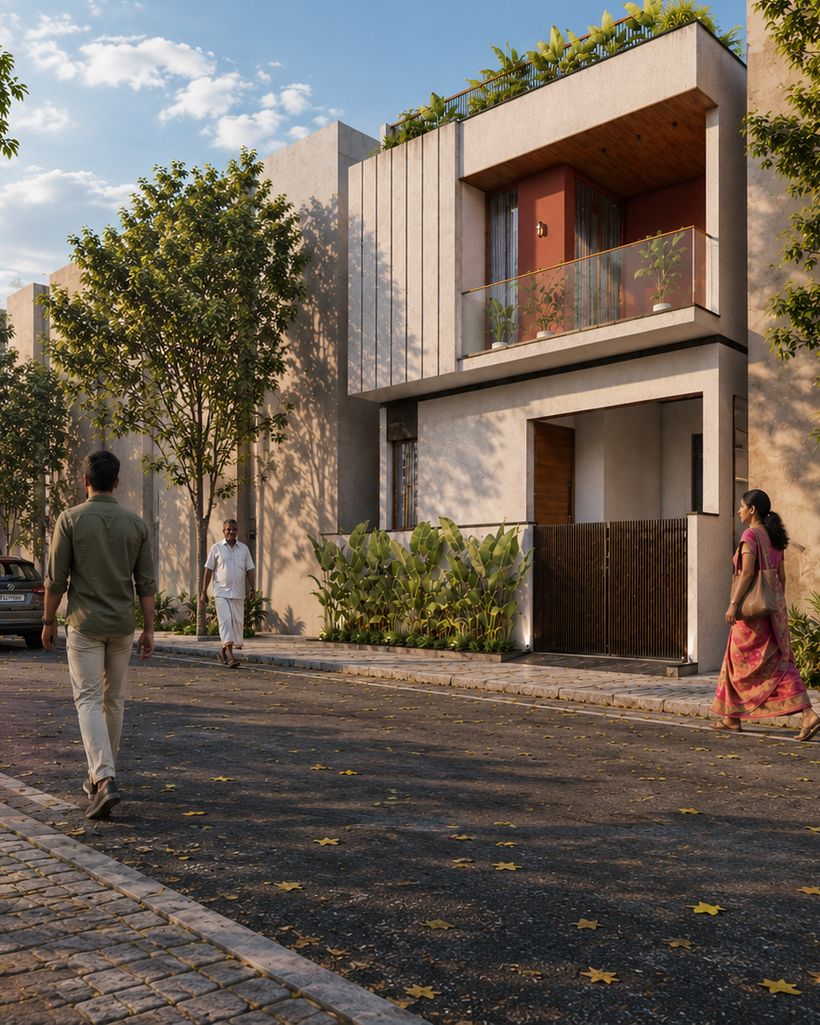 Nest — 1,096 sqft · 3 BHK Villa · Chennai